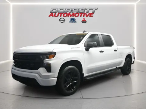White 2023 Chevrolet Silverado 1500 Custom for sale in Terre Haute, IN