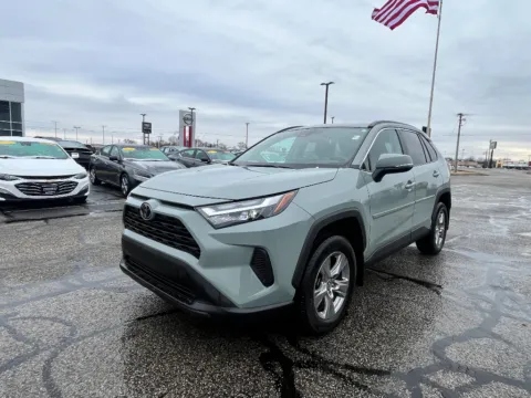 Gray 2023 Toyota RAV4 XLE for sale in Terre Haute, IN