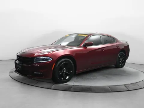 Red 2018 Dodge Charger SXT Plus for sale in Terre Haute, IN