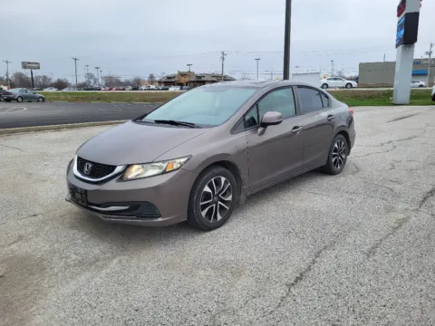 Gray 2013 Honda CIVIC SDN for sale in Terre Haute, IN