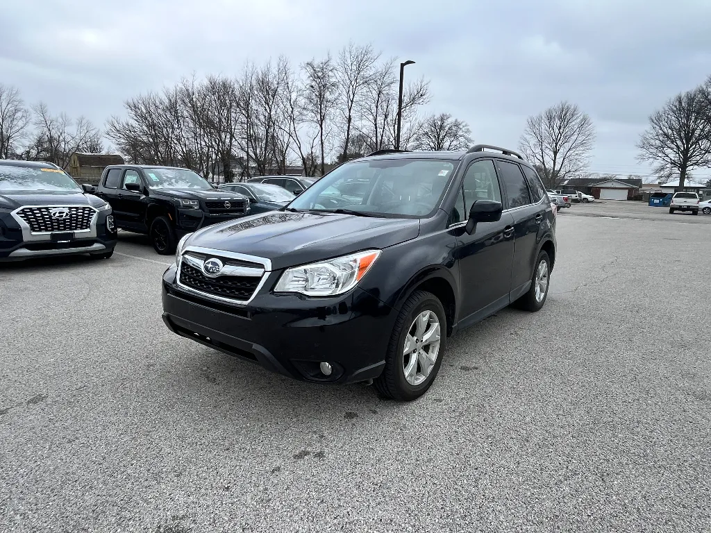 Black 2016 Subaru Forester 2.5i Limited for sale in Terre Haute, IN