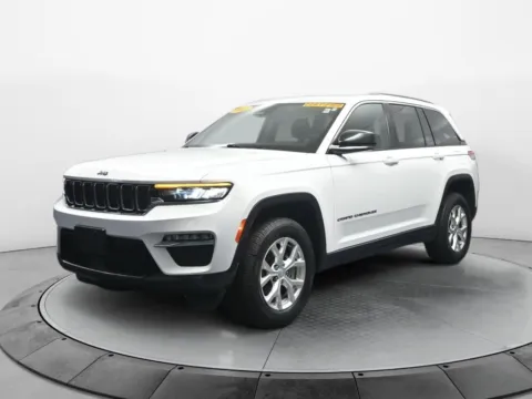 White 2023 Jeep Grand Cherokee Limited for sale in Terre Haute, IN