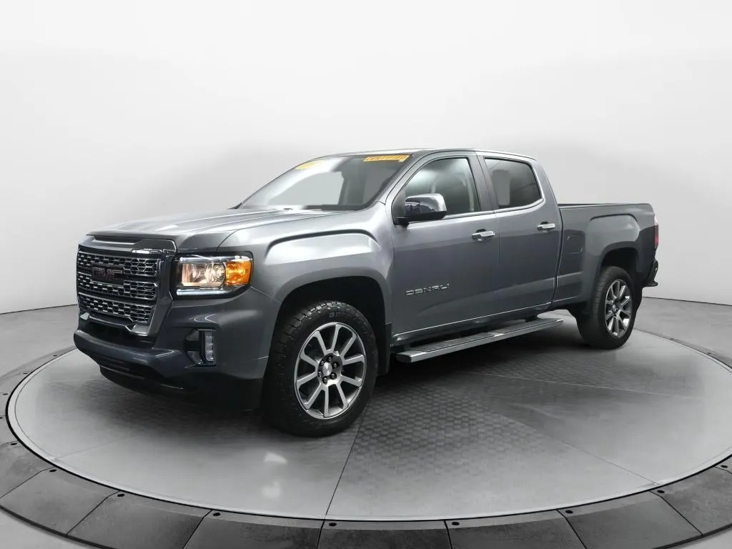 Gray 2022 GMC Canyon 4WD Denali for sale in Terre Haute, IN