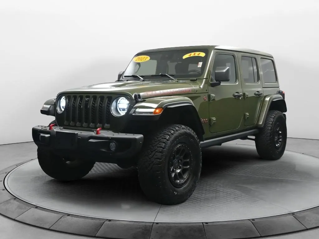 Green 2023 Jeep Wrangler Rubicon for sale in Terre Haute, IN