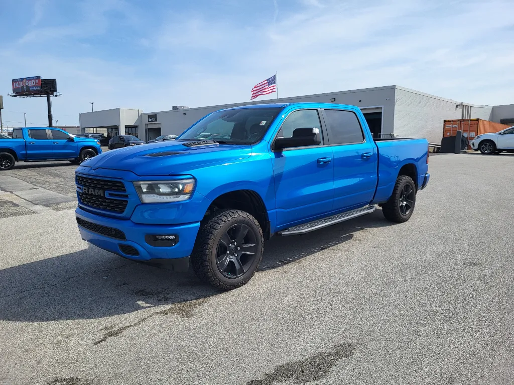 Blue 2022 Ram 1500 Sport for sale in Terre Haute, IN