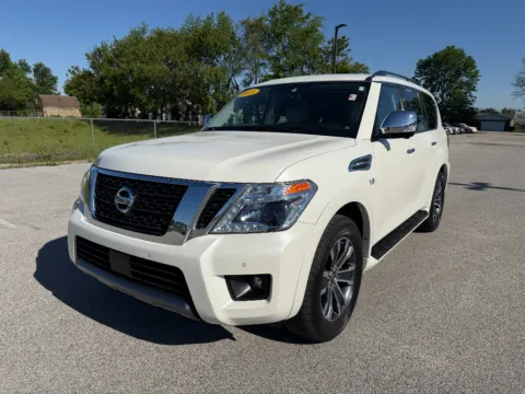 White 2019 Nissan Armada Platinum for sale in Terre Haute, IN