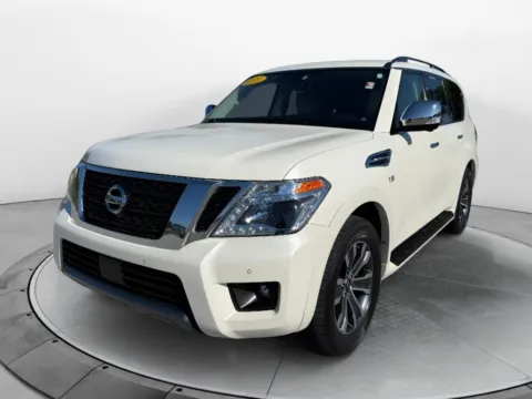 White 2019 Nissan Armada Platinum for sale in Terre Haute, IN