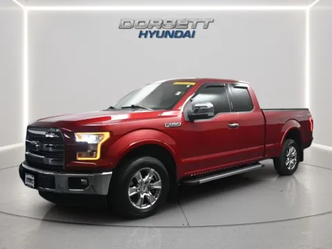 Red 2015 Ford F-150 Lariat for sale in Terre Haute, IN