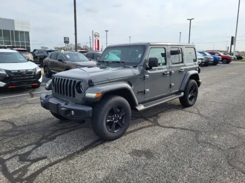 Gray 2023 Jeep Wrangler Sahara Altitude for sale in Terre Haute, IN
