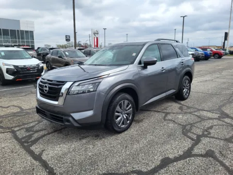 Gray 2025 Nissan Pathfinder SV for sale in Terre Haute, IN