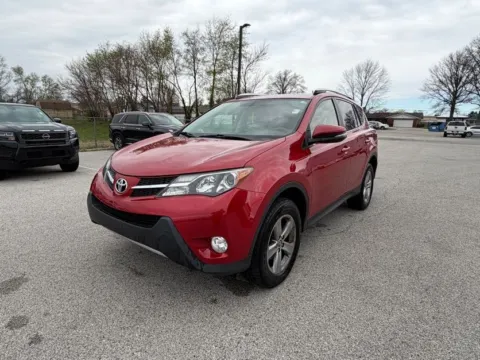 Red 2015 Toyota RAV4 XLE for sale in Terre Haute, IN