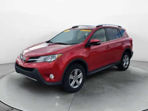 Red 2015 Toyota RAV4 XLE for sale in Terre Haute, IN