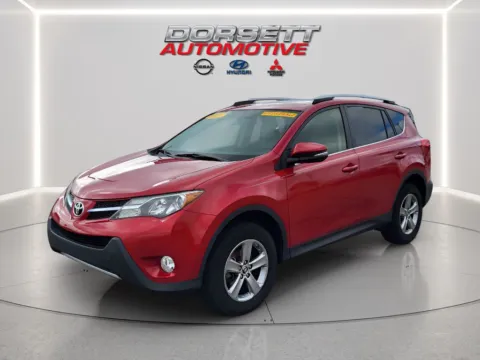 Red 2015 Toyota RAV4 XLE for sale in Terre Haute, IN