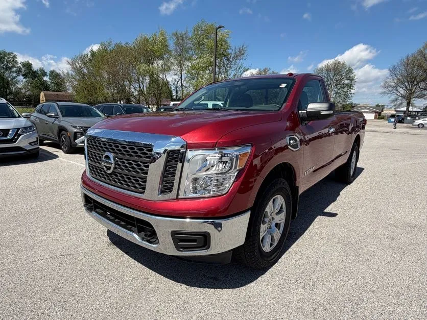 Red 2017 Nissan Titan SV for sale in Terre Haute, IN