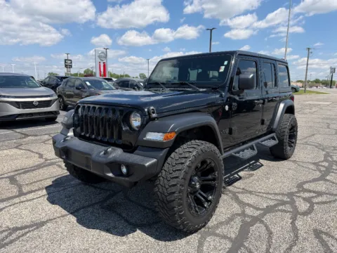 Black 2021 Jeep Wrangler Unlimited Sport for sale in Terre Haute, IN