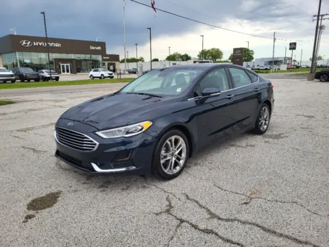 Blue 2020 Ford Fusion SEL for sale in Terre Haute, IN