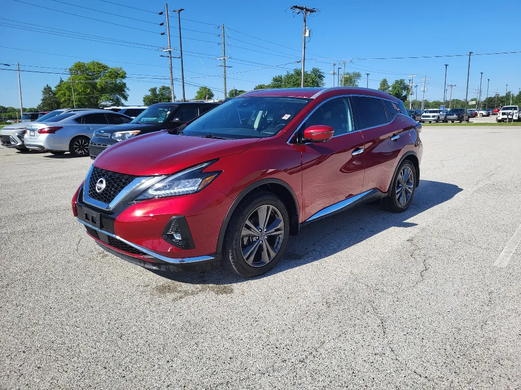 Red 2023 Nissan Murano Platinum for sale in Terre Haute, IN