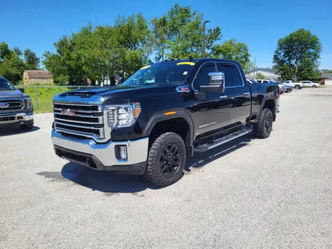Black 2020 GMC Sierra 2500 SLT for sale in Terre Haute, IN