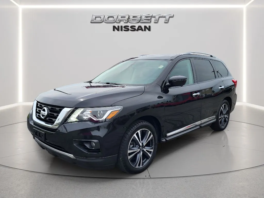 Black 2020 Nissan Pathfinder Platinum for sale in Terre Haute, IN