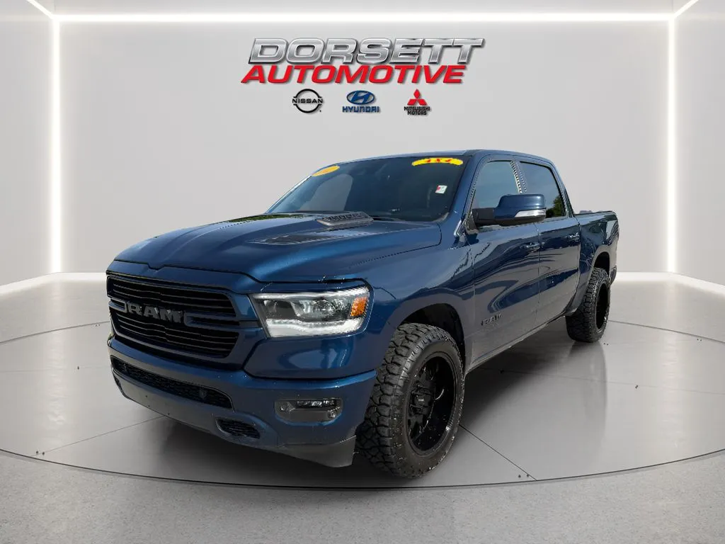 Blue 2022 Ram 1500 Sport for sale in Terre Haute, IN