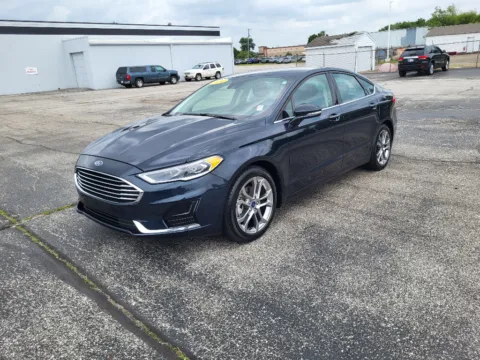 Blue 2020 Ford Fusion SEL for sale in Terre Haute, IN