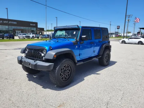 Blue 2015 Jeep Wrangler Rubicon for sale in Terre Haute, IN