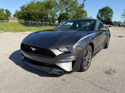 Gray 2018 Ford Mustang EcoBoost for sale in Terre Haute, IN