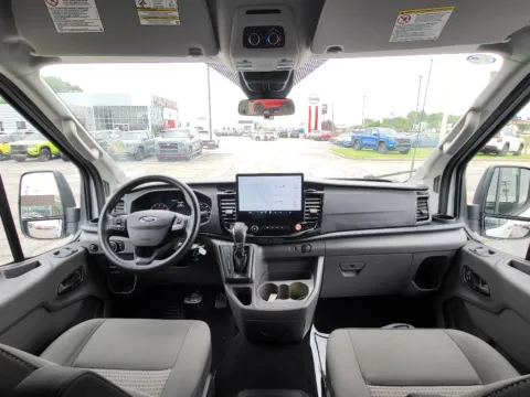Photos of 2024 Ford Transit Wagon T-350 Med Roof Slide XLT for sale in Terre Haute, IN at Dorsett Mitsubishi