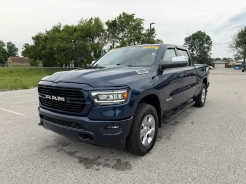 Blue 2020 Ram 1500 Big Horn for sale in Terre Haute, IN