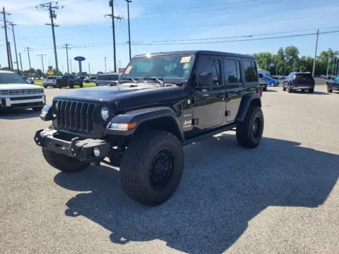 Black 2022 Jeep Wrangler Unlimited Sahara for sale in Terre Haute, IN