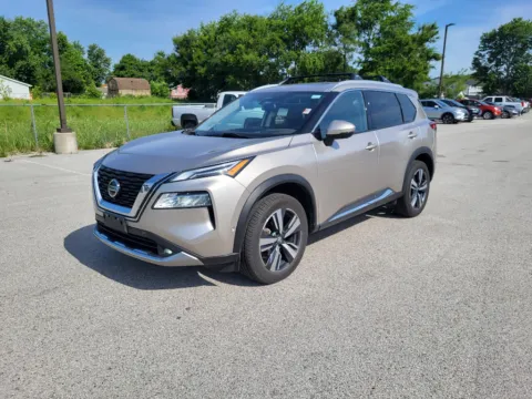 Silver 2021 Nissan Rogue Platinum for sale in Terre Haute, IN