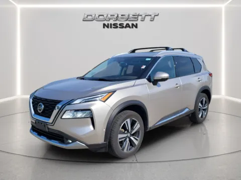 Silver 2021 Nissan Rogue Platinum for sale in Terre Haute, IN