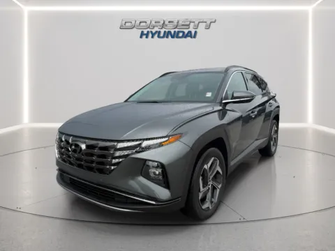 Gray 2022 Hyundai Tucson Hybrid Limited for sale in Terre Haute, IN