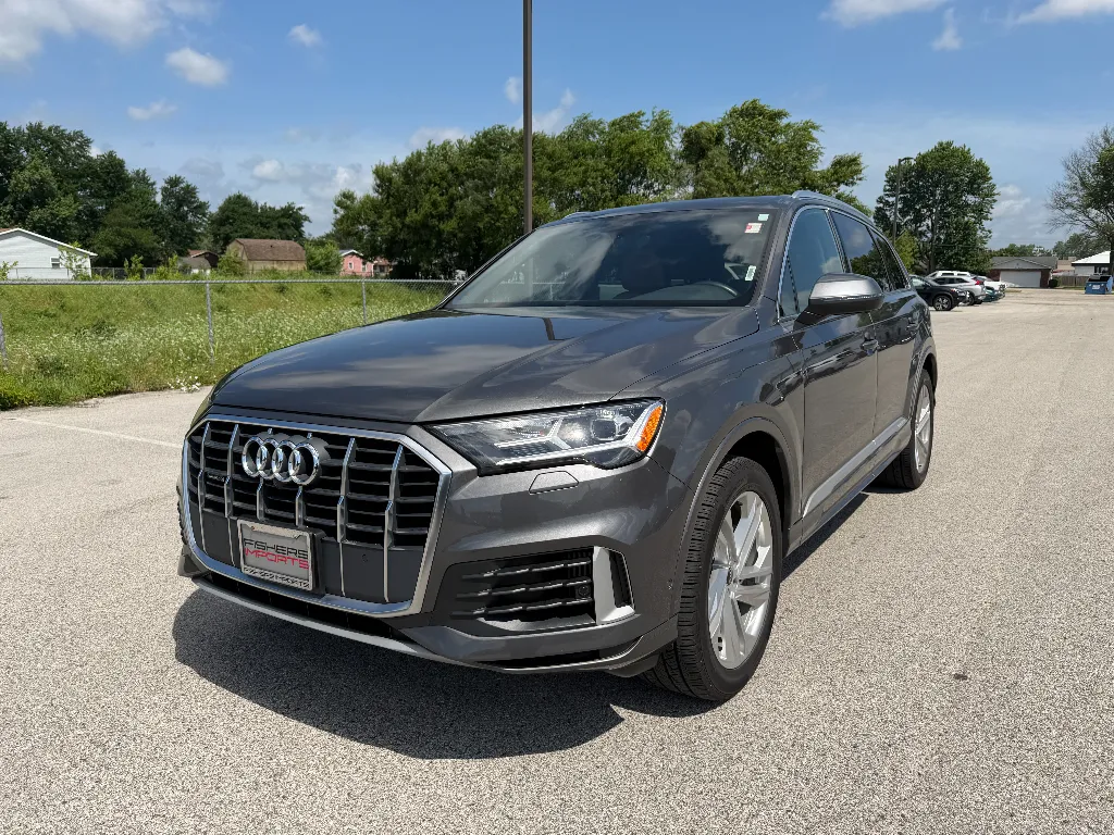 Gray 2021 Audi Q7 Premium Plus for sale in Terre Haute, IN