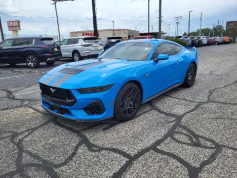 Blue 2025 Ford Mustang GT Premium for sale in Terre Haute, IN