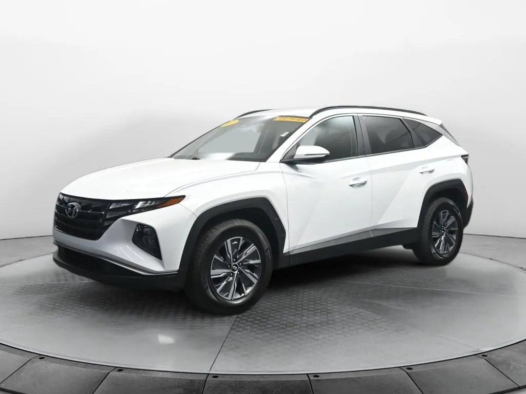 White 2022 Hyundai Tucson Hybrid Blue for sale in Terre Haute, IN