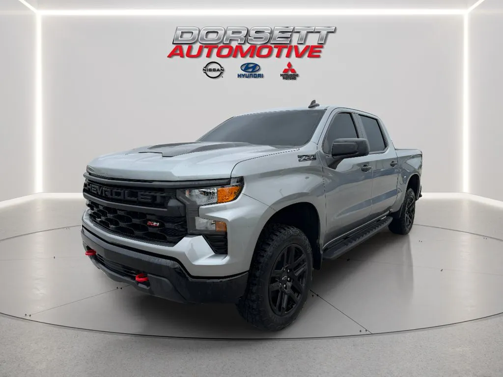 Gray 2024 Chevrolet Silverado 1500 Custom Trail Boss for sale in Terre Haute, IN