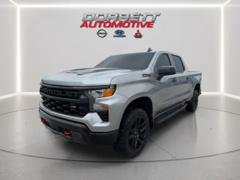 Gray 2024 Chevrolet Silverado 1500 Custom Trail Boss for sale in Terre Haute, IN