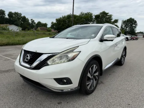 White 2015 Nissan Murano Platinum for sale in Terre Haute, IN