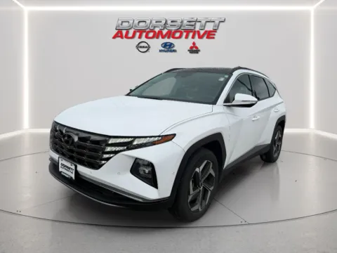 White 2023 Hyundai Tucson Limited for sale in Terre Haute, IN