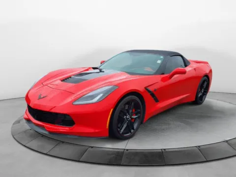 Red 2015 Chevrolet Corvette Z51 3LT for sale in Terre Haute, IN