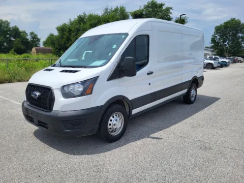 White 2024 Ford Transit Van EL T-250 Med Roof Slide for sale in Terre Haute, IN