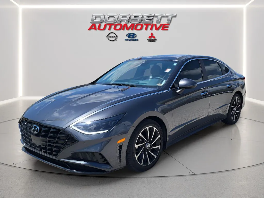 Gray 2021 Hyundai Sonata Limited for sale in Terre Haute, IN