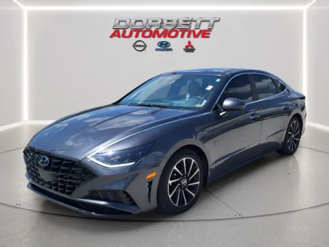 Gray 2021 Hyundai Sonata Limited for sale in Terre Haute, IN