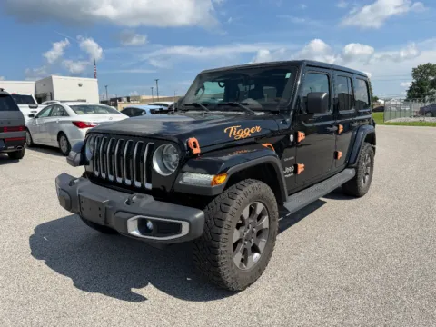 Black 2018 Jeep Wrangler Sahara for sale in Terre Haute, IN