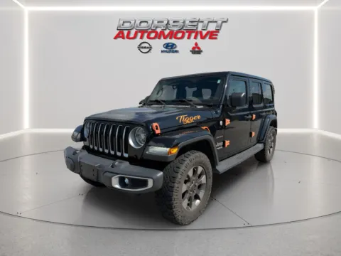 Black 2018 Jeep Wrangler Sahara for sale in Terre Haute, IN