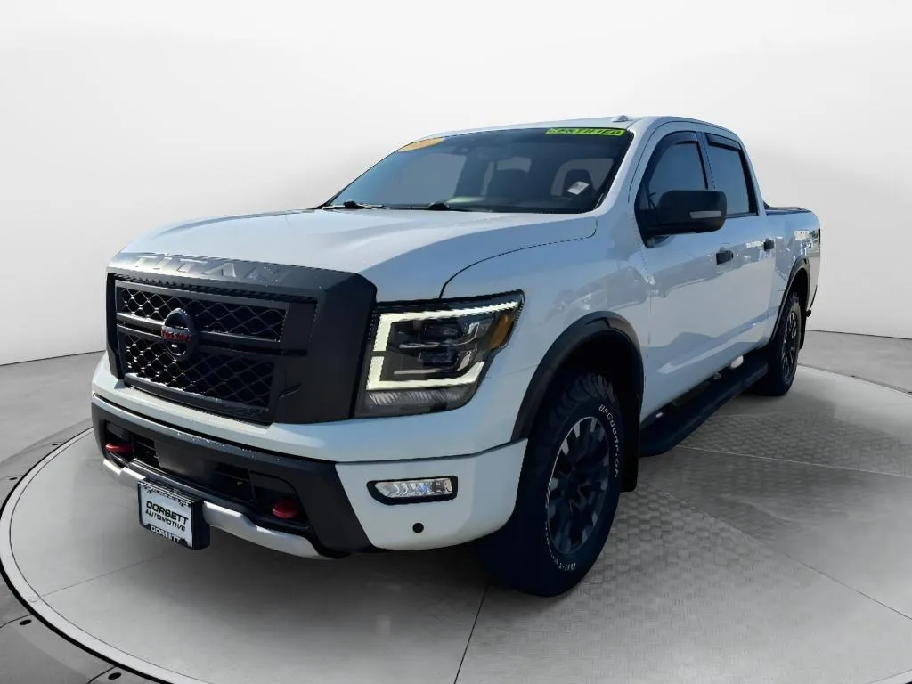 White 2021 Nissan Titan PRO-4X for sale in Terre Haute, IN