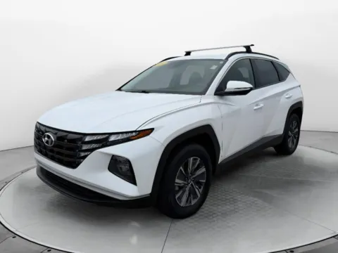 White 2023 Hyundai Tucson Hybrid Blue for sale in Terre Haute, IN