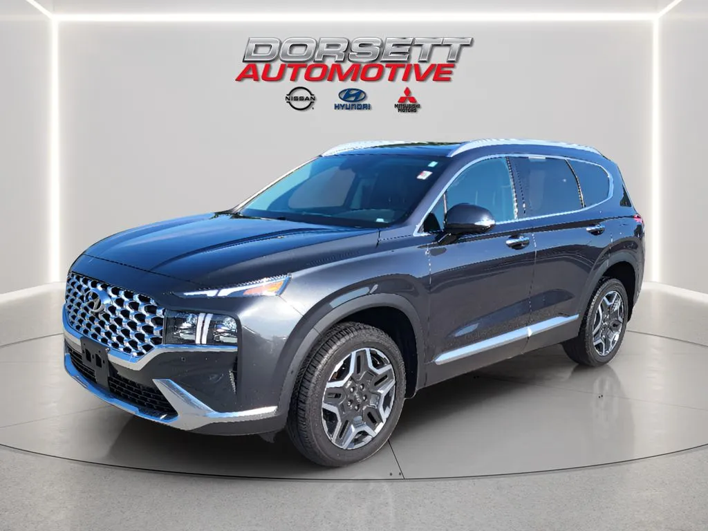 Gray 2021 Hyundai Santa Fe Limited for sale in Terre Haute, IN