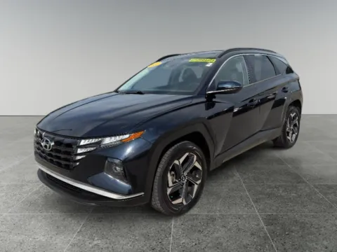 Blue 2022 Hyundai Tucson Hybrid SEL Convenience for sale in Terre Haute, IN